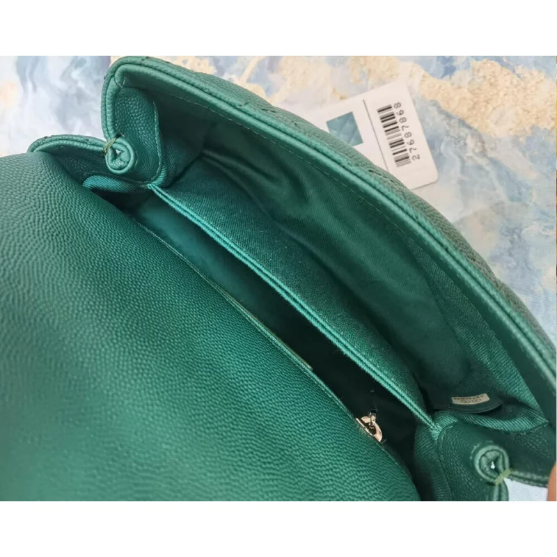 Chanel Mini Coco Handle Ultra Matte Bag In Grained Calfskin As2215