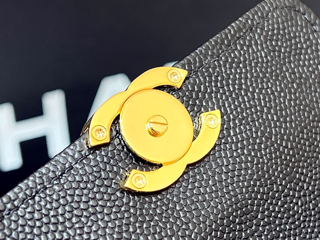 Chanel Small Coin Pocket WOC Shoulder Bag Black For Women, Women’s Bags 7.9in/20cm