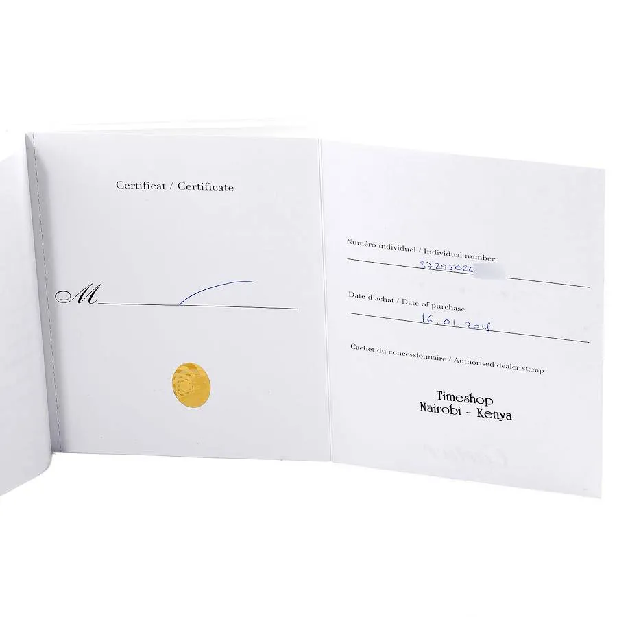 CALIBRE ROSE GOLD MIX BLUE 42mm