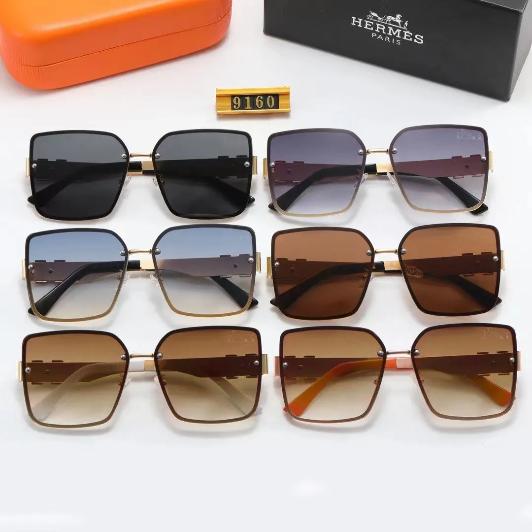6-color fashionable H letter polarized sunglasses