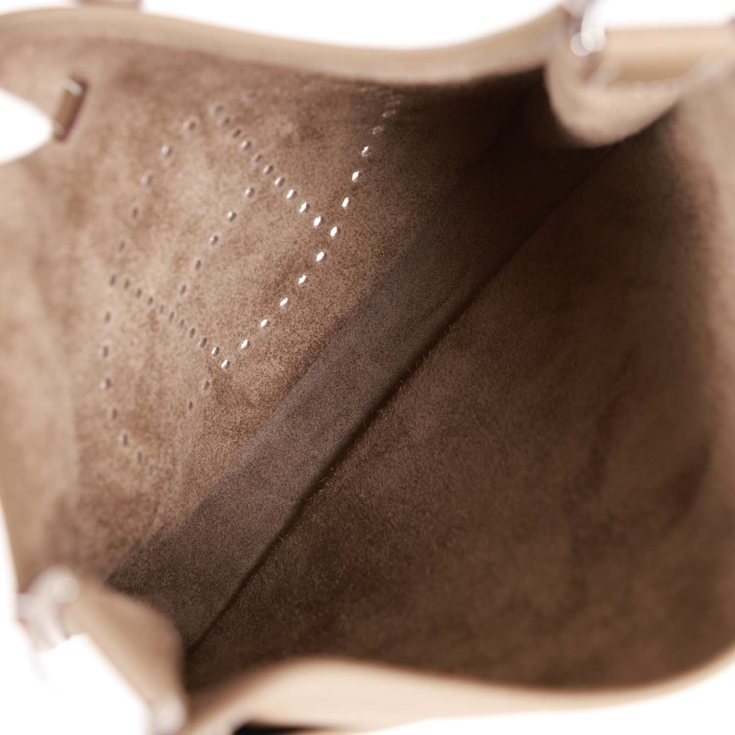 Hermes Evelyne III PM Etoupe Clemence Palladium Hardware