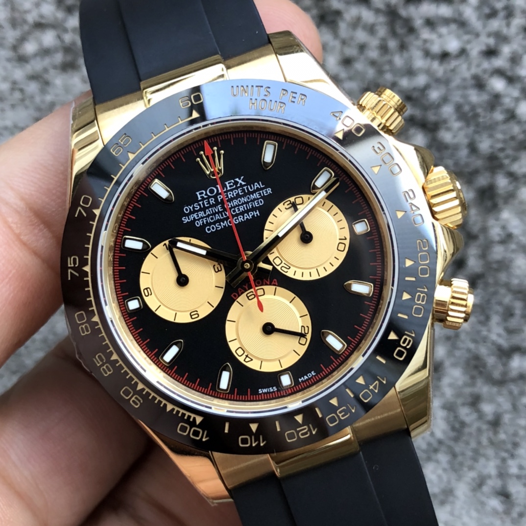 Daytona Yellow Gold Oysterflex 40mm