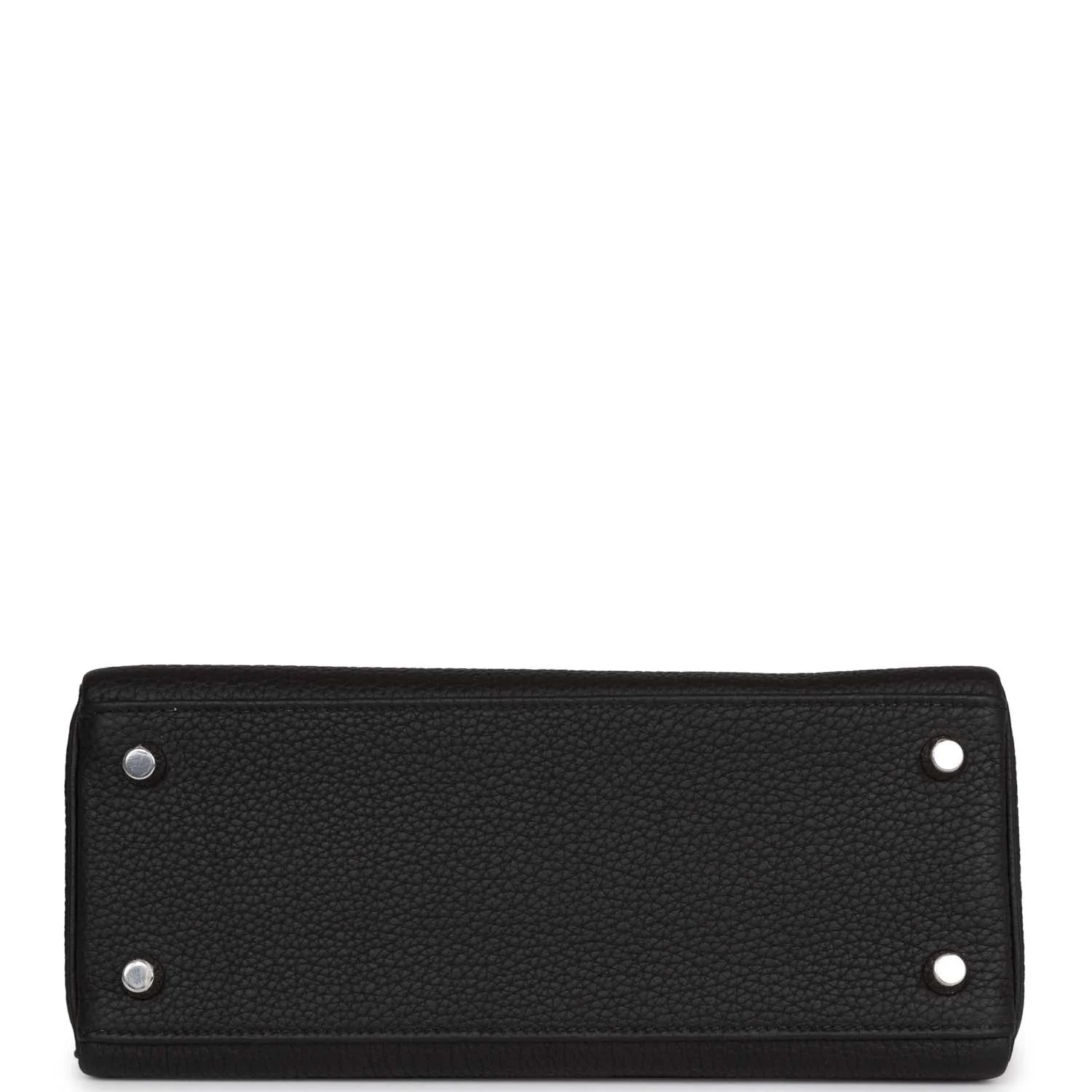 Hermes Kelly Retourne 25 Black Togo Palladium Hardware