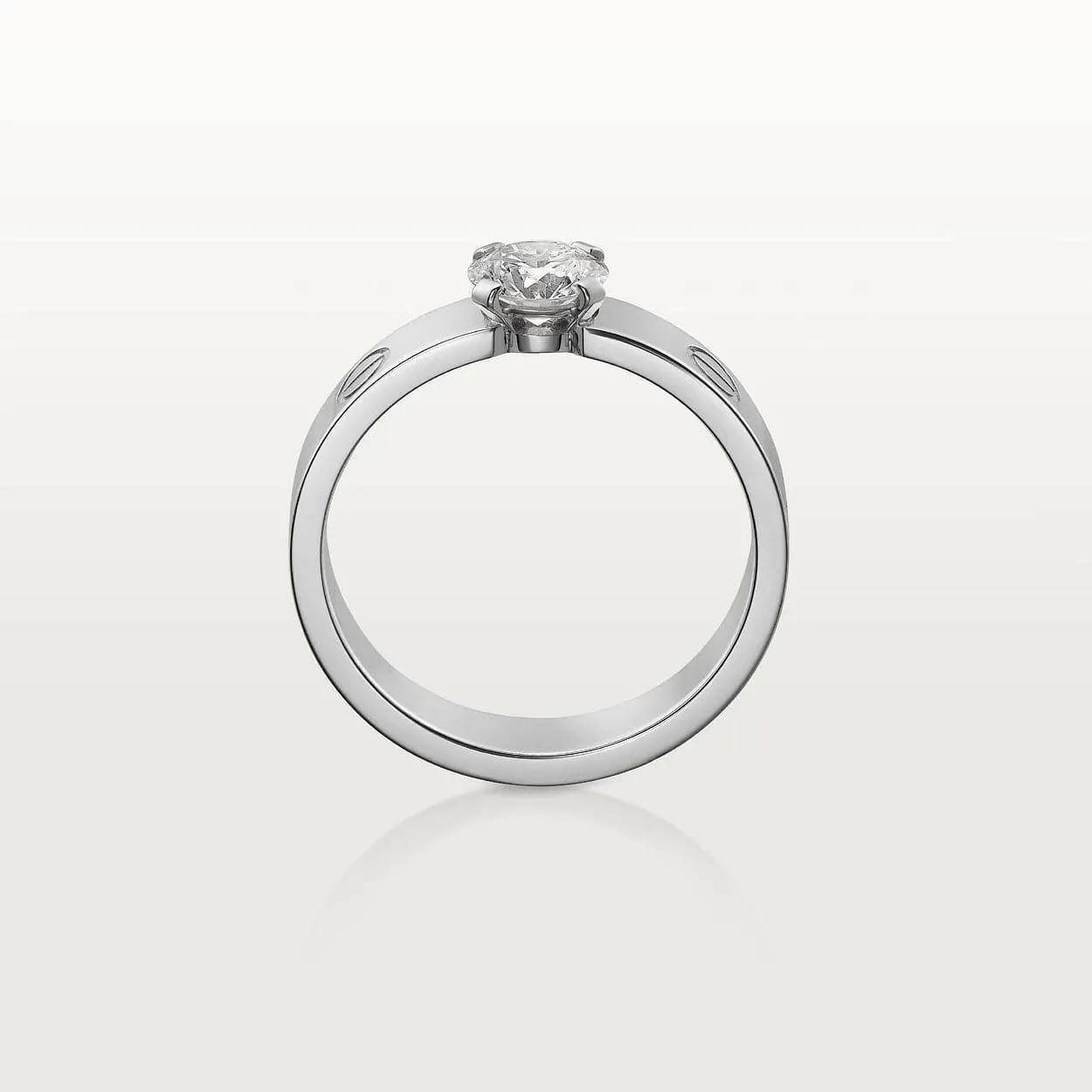 car The LOVE SOLITAIRE Ring With Diamond