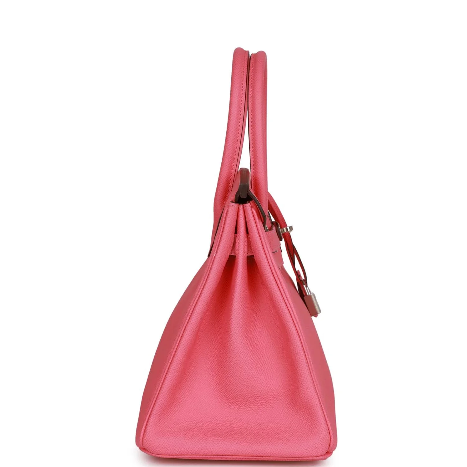 Pre-owned Hermes Birkin 30 Rose Confetti Epsom Palladium Hardware