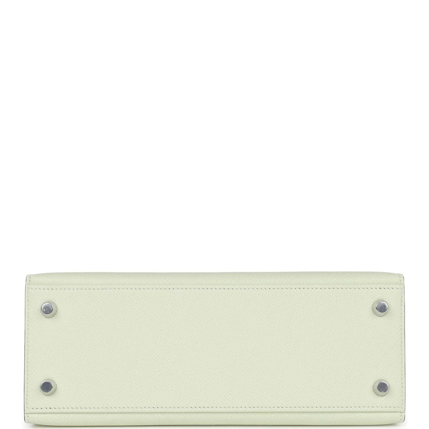 Hermes Kelly Sellier 25 Vert Fizz Epsom Palladium Hardware