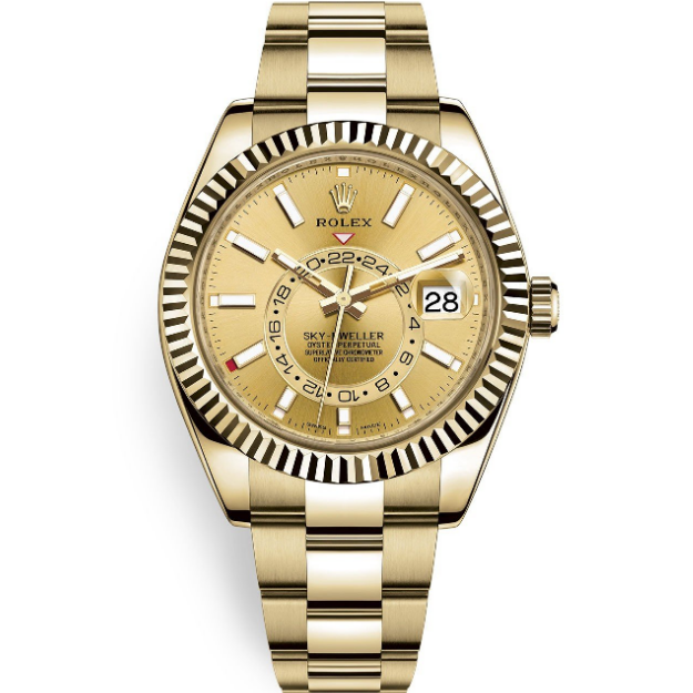 326938 Sky-Dweller Champagne Index Dial 42mm