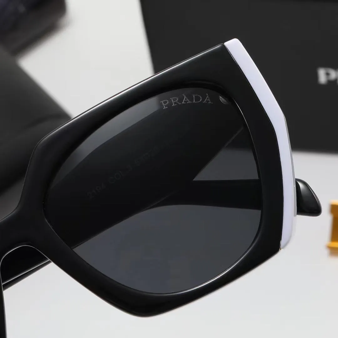 4-color fashion PA letter double color matching polarized sunglasses