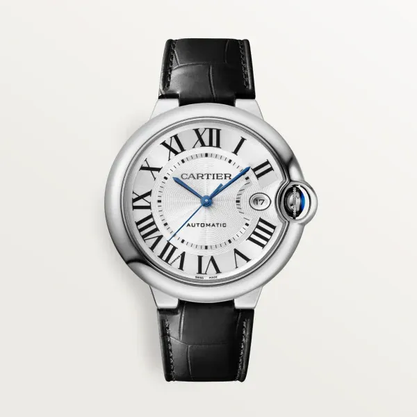 BALLON BLEU Black Alligator Strap 40mm