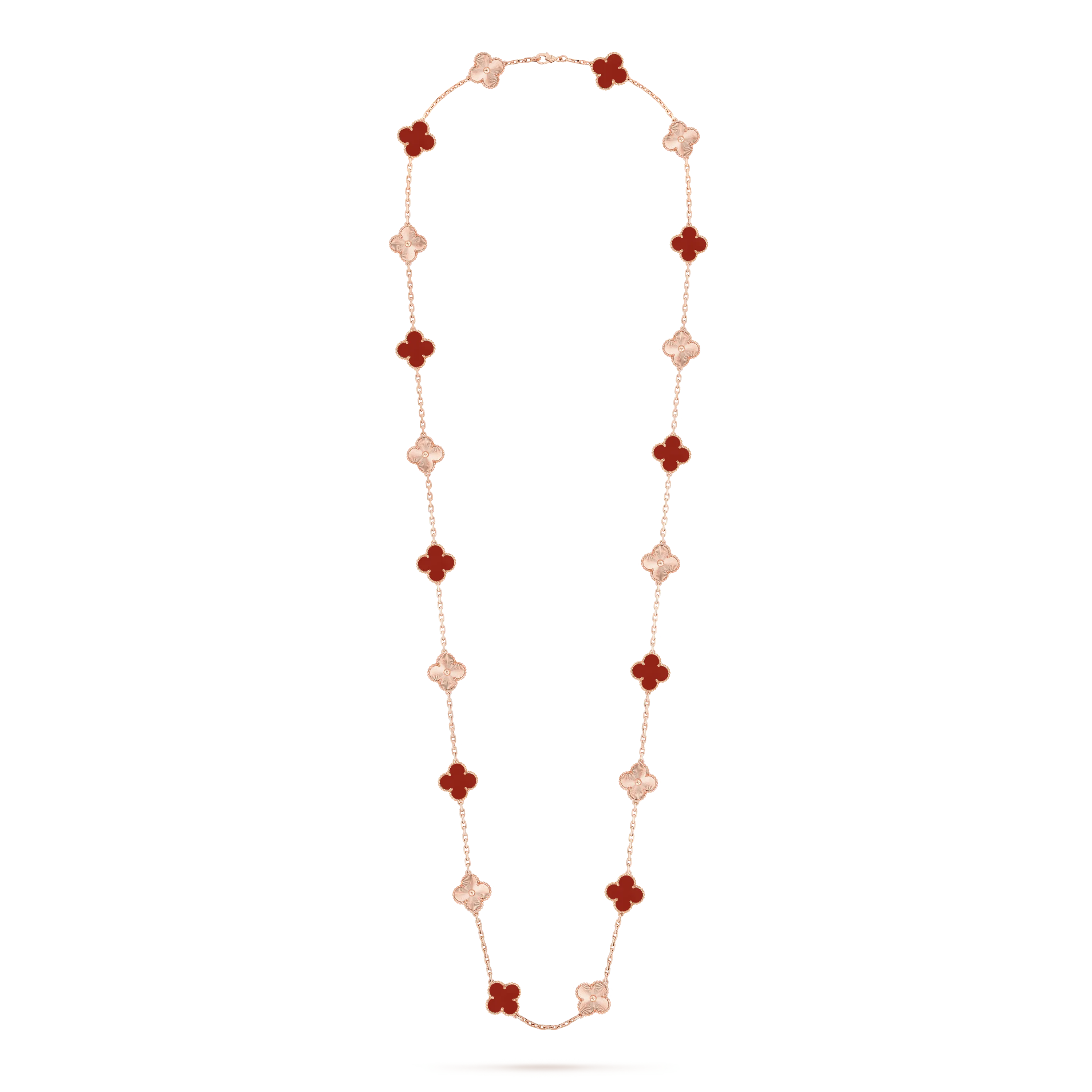 Vintage Alhambra long necklace, 20 motifs