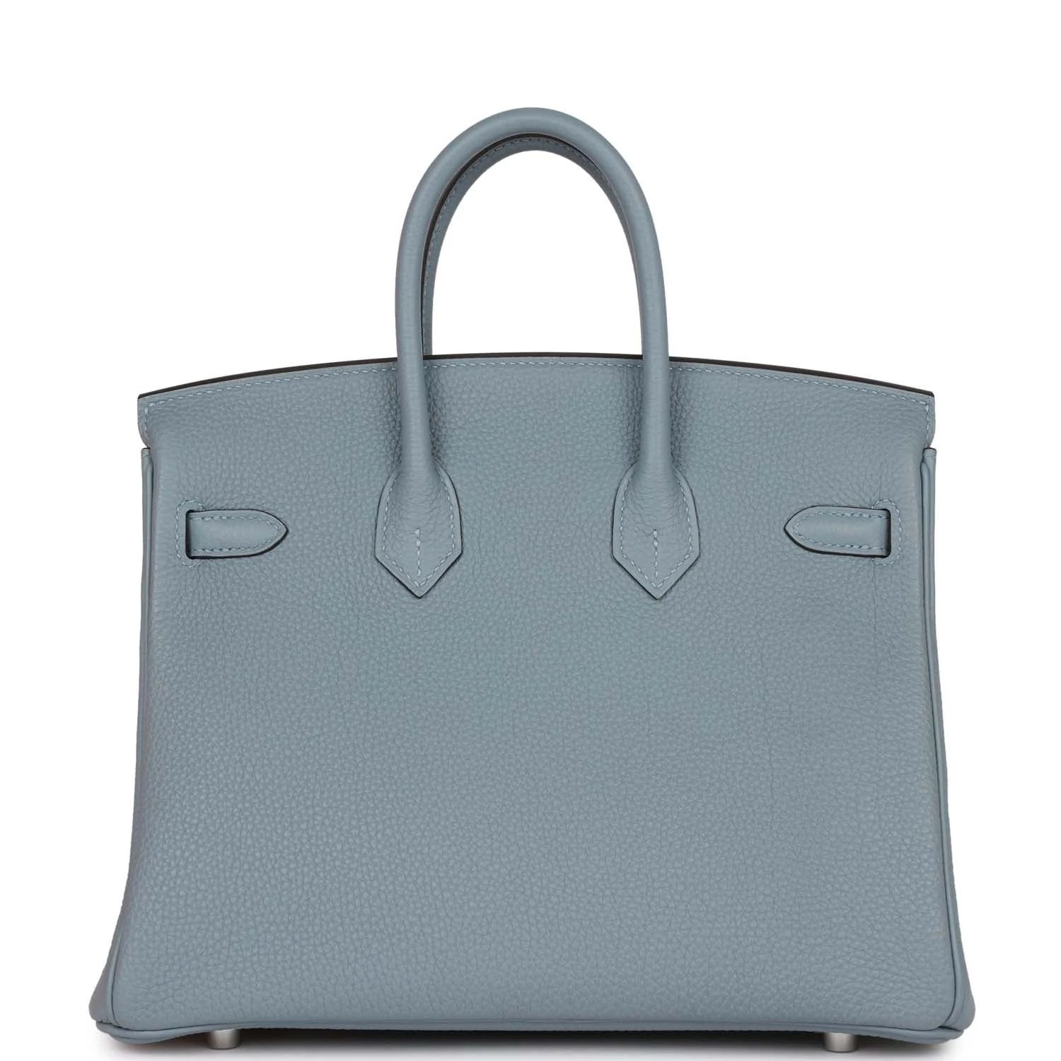 Hermes Birkin 25 Bleu Lin Verso Togo Palladium Hardware