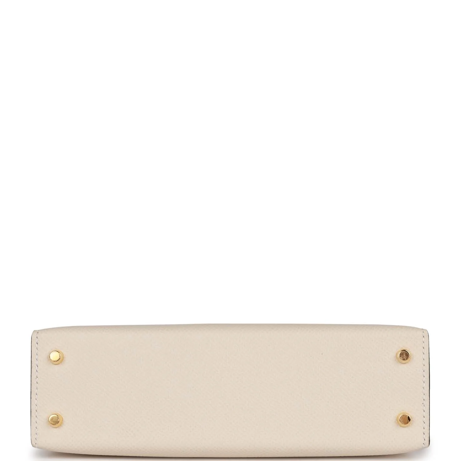 Hermes Special Order (HSS) Kelly Sellier 20 Craie and Black Epsom Gold Hardware