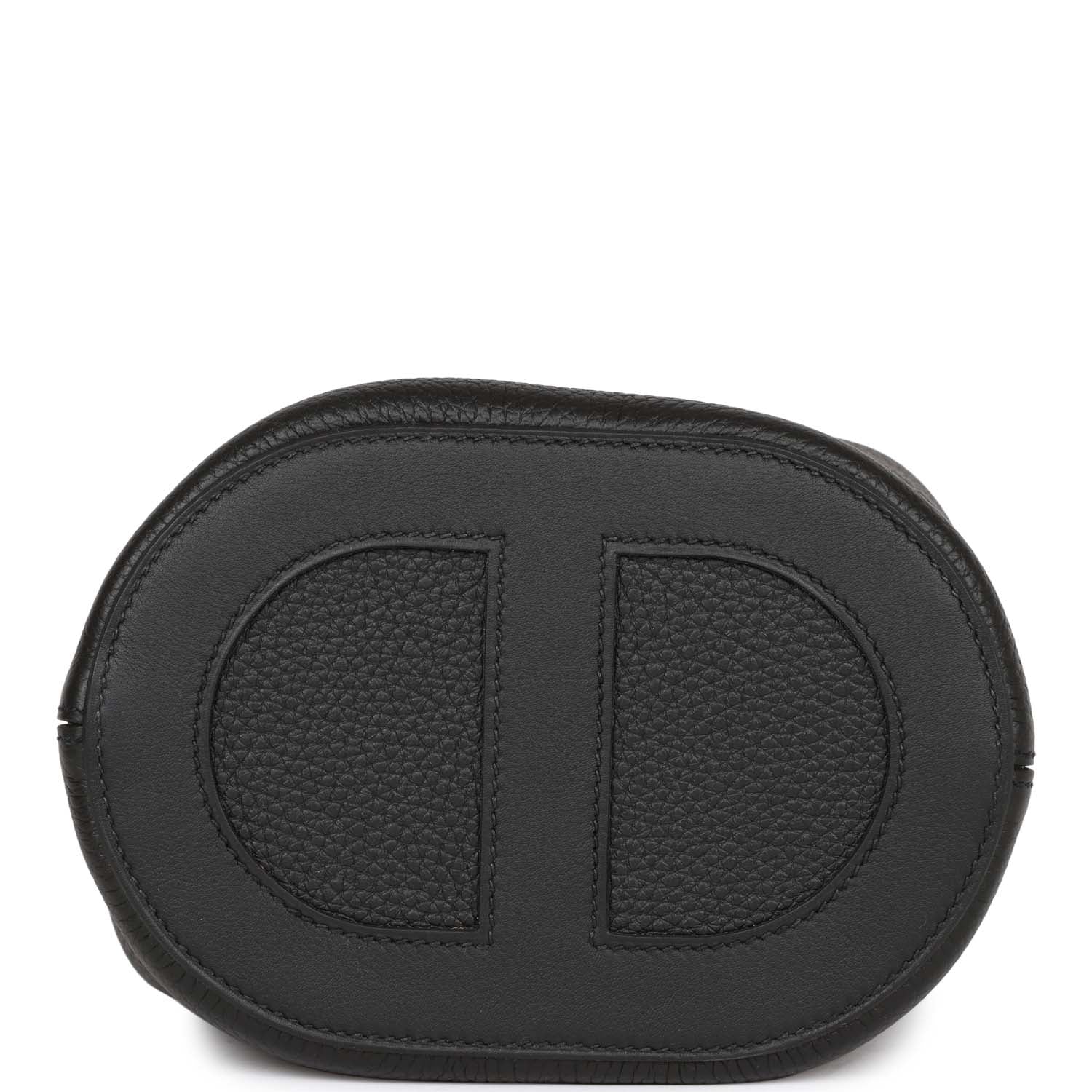 Hermes In-The-Loop 18 Black Clemence and Swift Gold Hardware