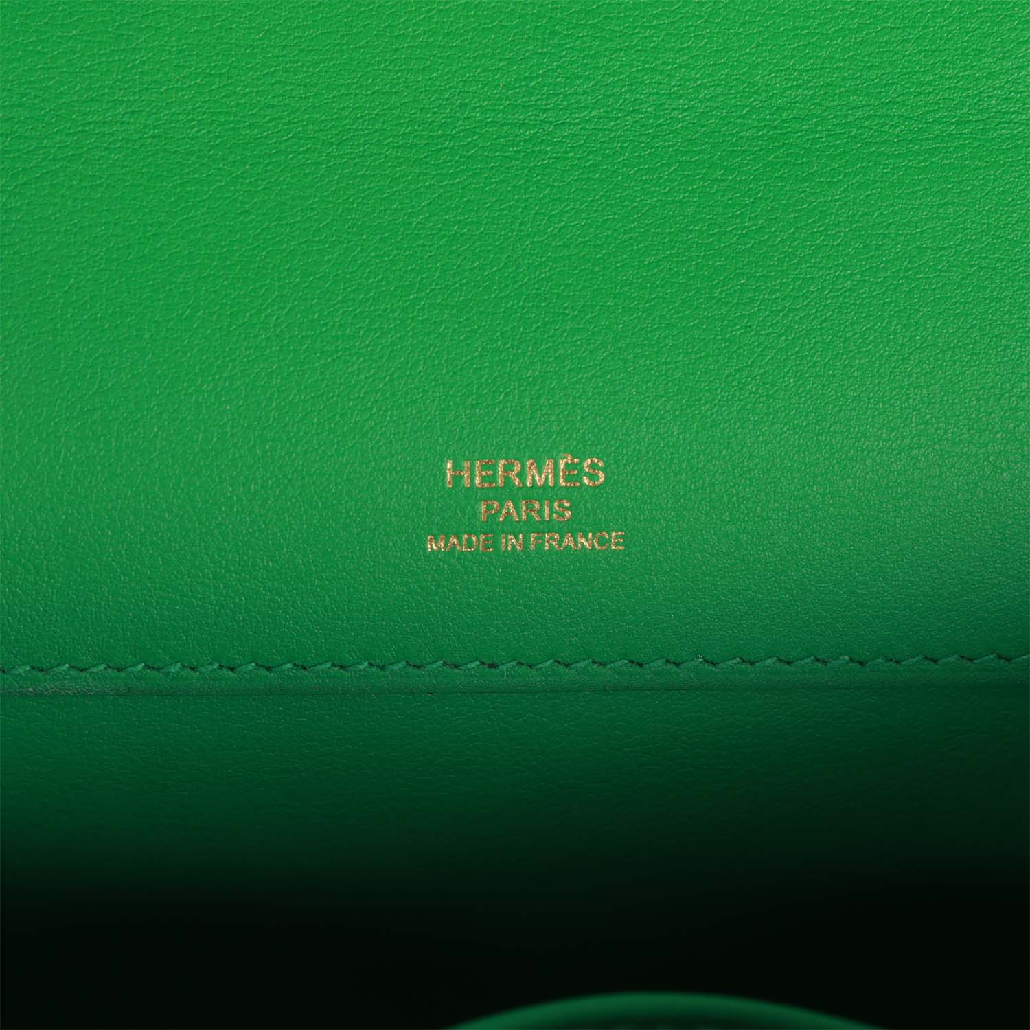 Hermes Kelly Cut Bambou Swift Gold Hardware