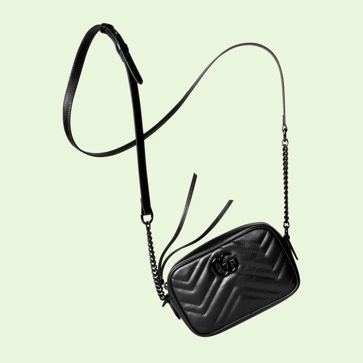 G Marmont Mini Black Shoulder Bag