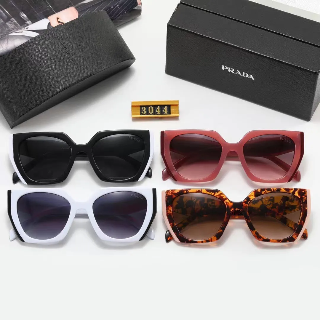 4-color fashion PA letter double color matching polarized sunglasses
