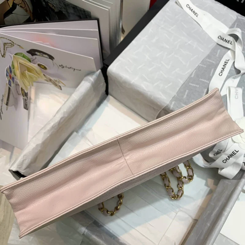 Chanel Shiny Aged Calfskin Shopping Bag As1945