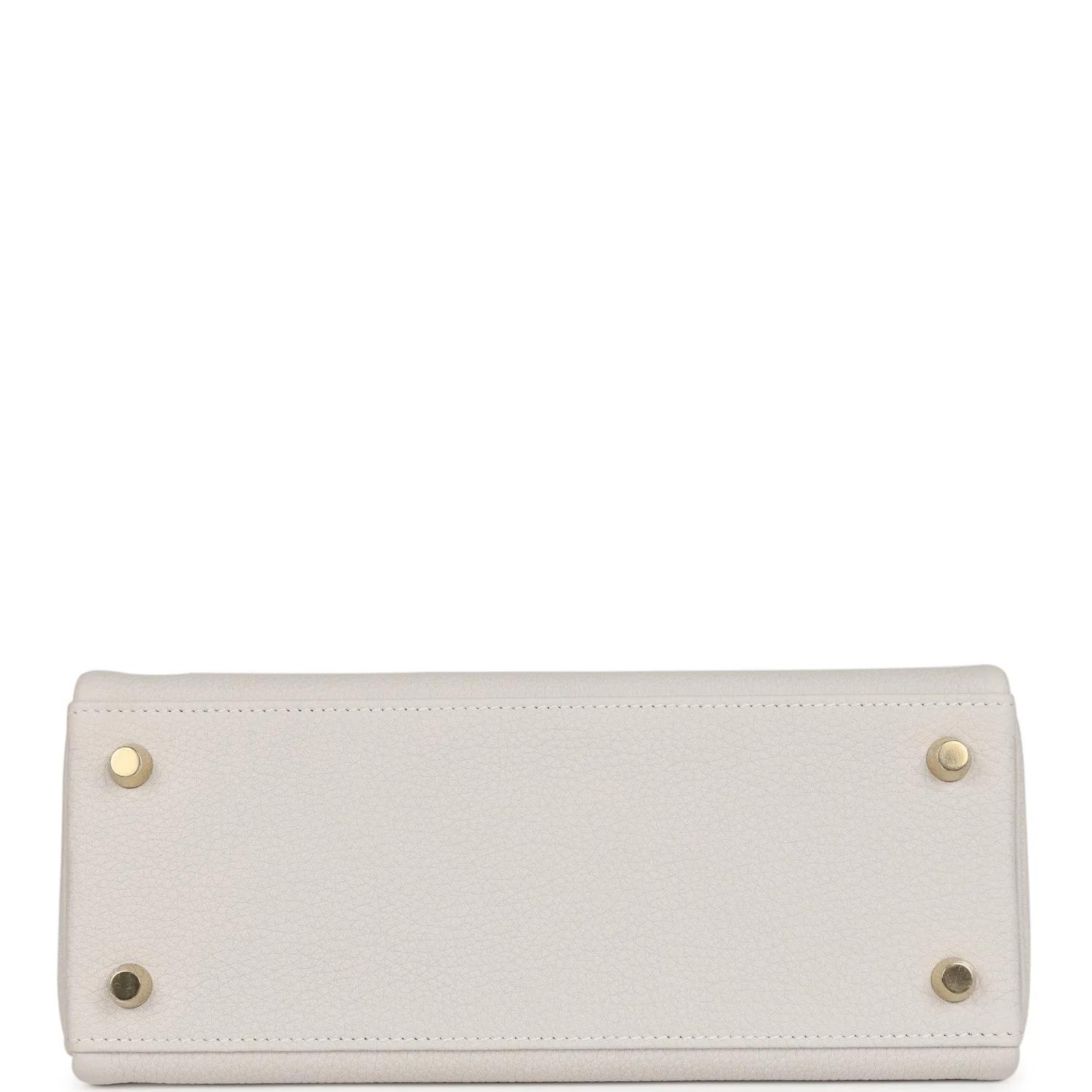 Hermes Kelly Retourne 25 Gris Pale Togo Gold Hardware