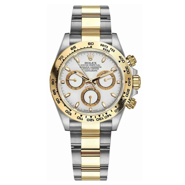 Daytona Two Tone White Dial 40mm