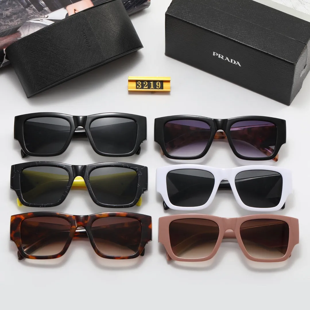 6 colors fashion black and white two-color letter polarized sunglasses