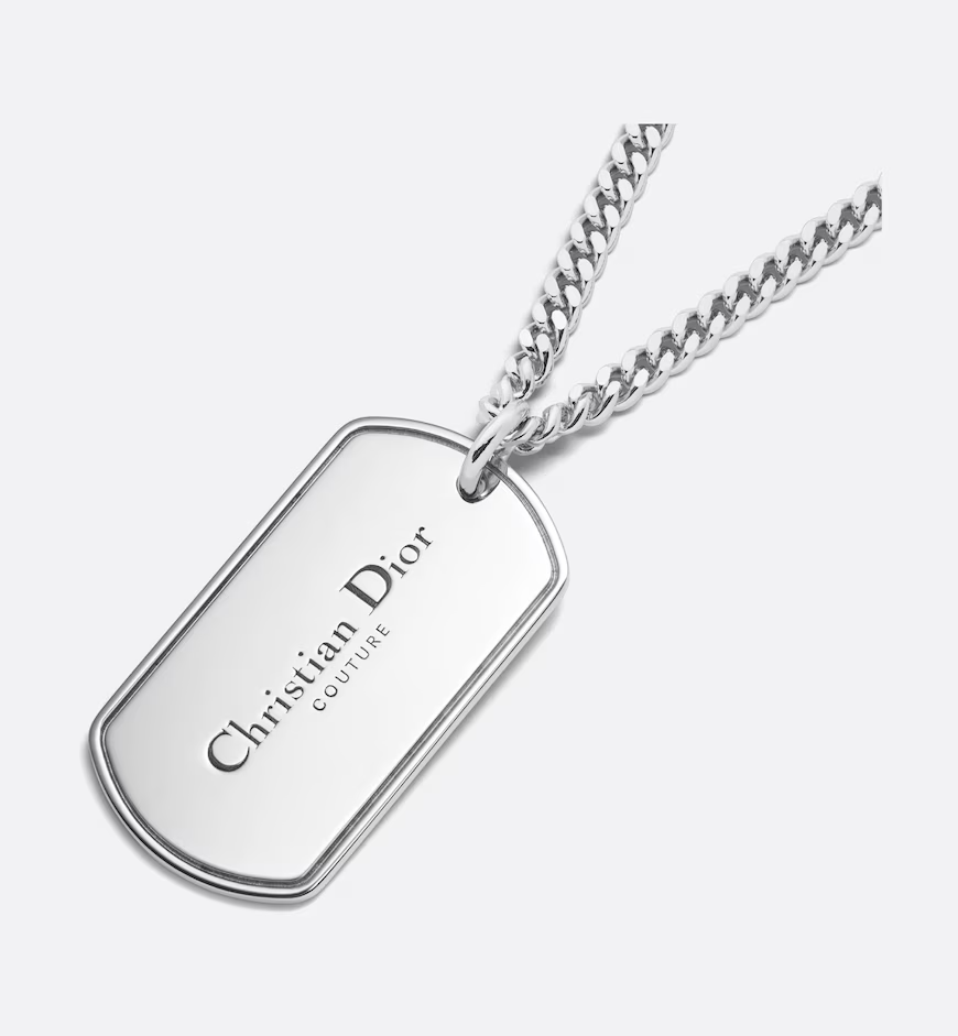 CD Couture Plate Pendant Necklace
