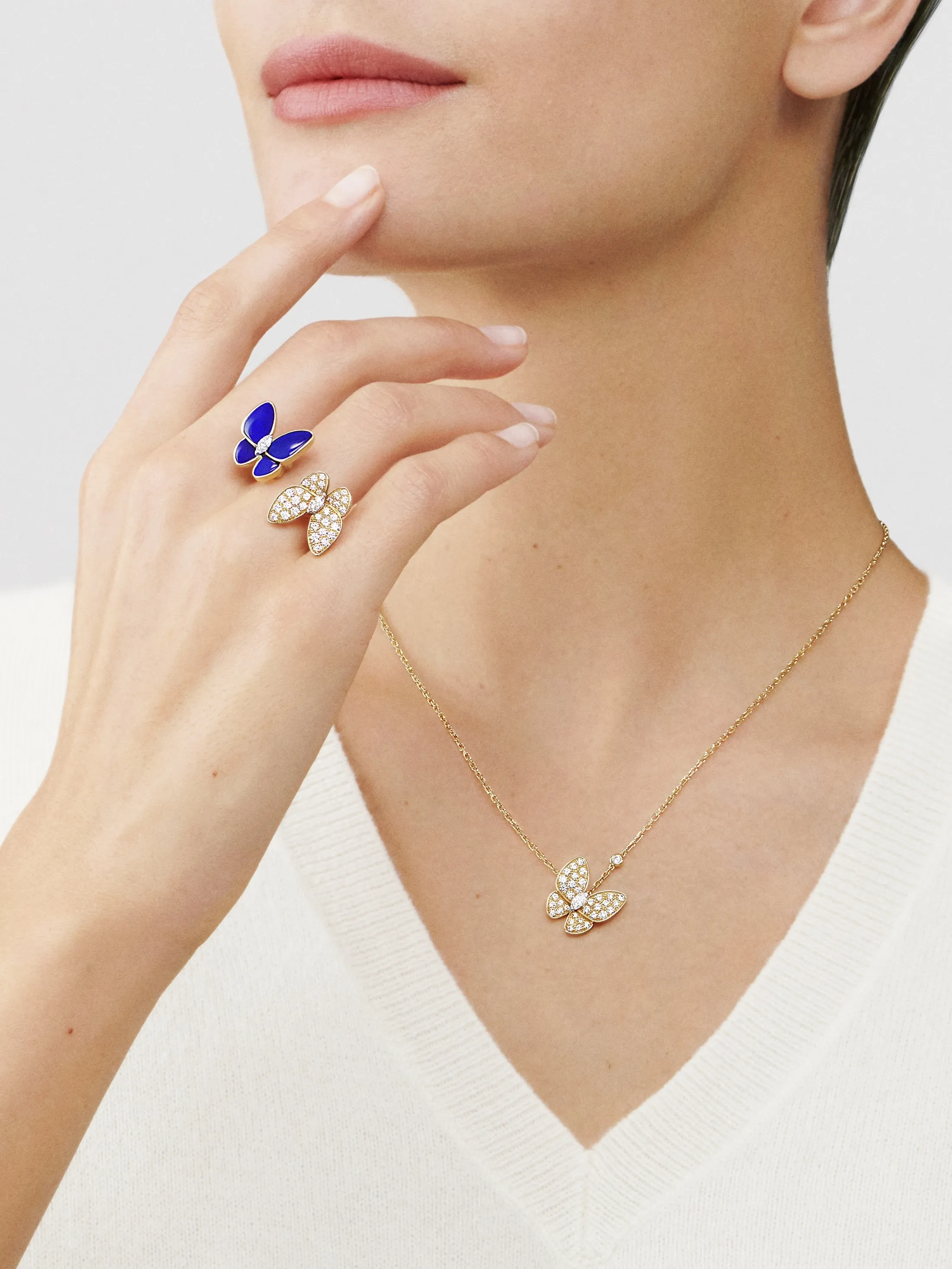 Two Butterfly pendant