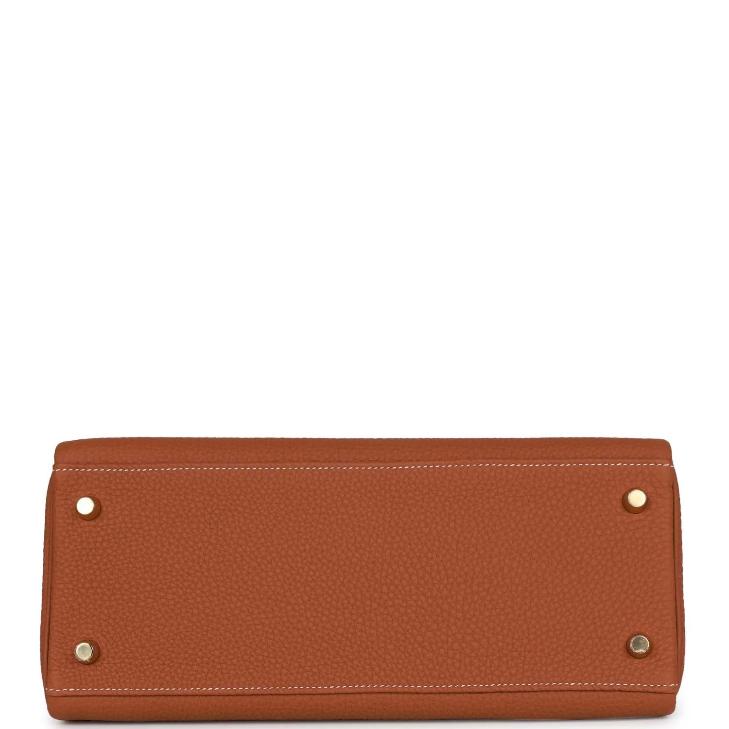 Pre-owned Hermes Kelly Retourne 28 Gold Togo Gold Hardware