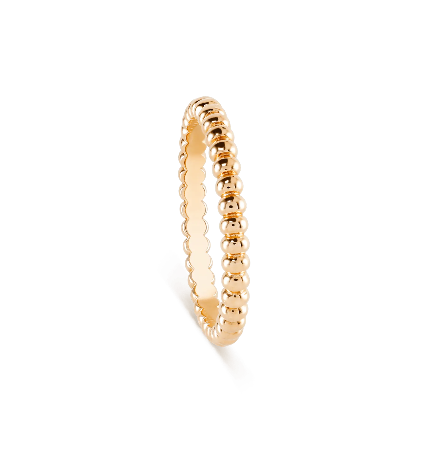 Perlée pearls of gold ring