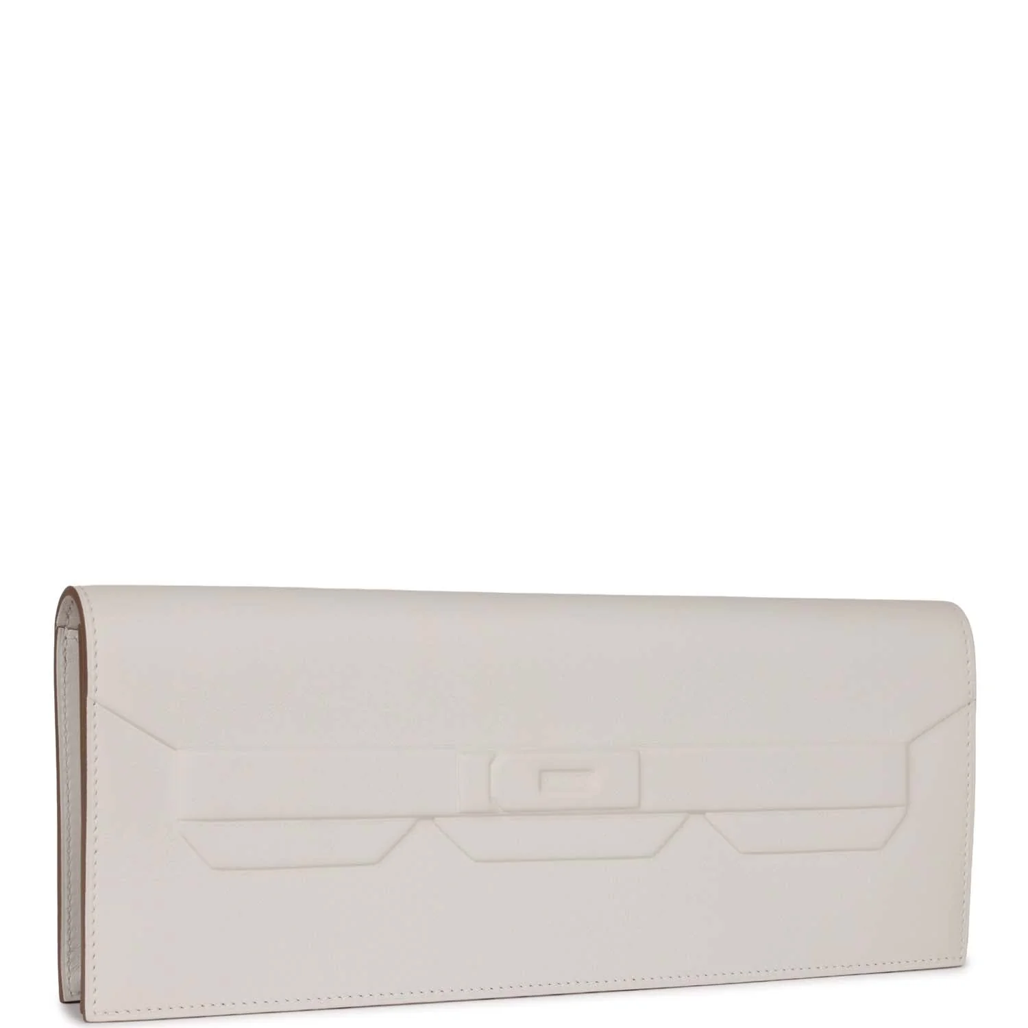Hermes Shadow Kelly Cut Gris Pale Swift