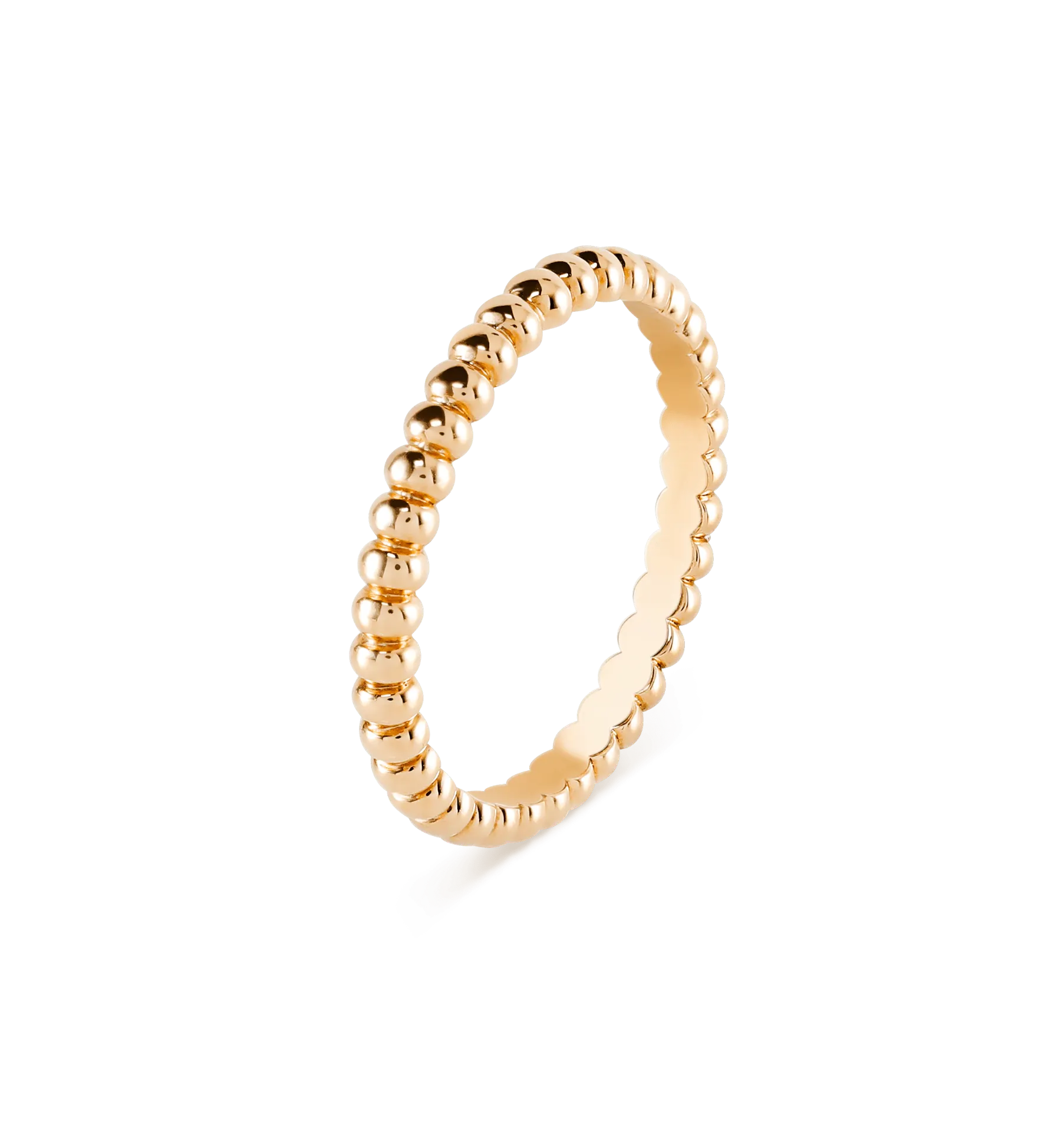 Perlée pearls of gold ring