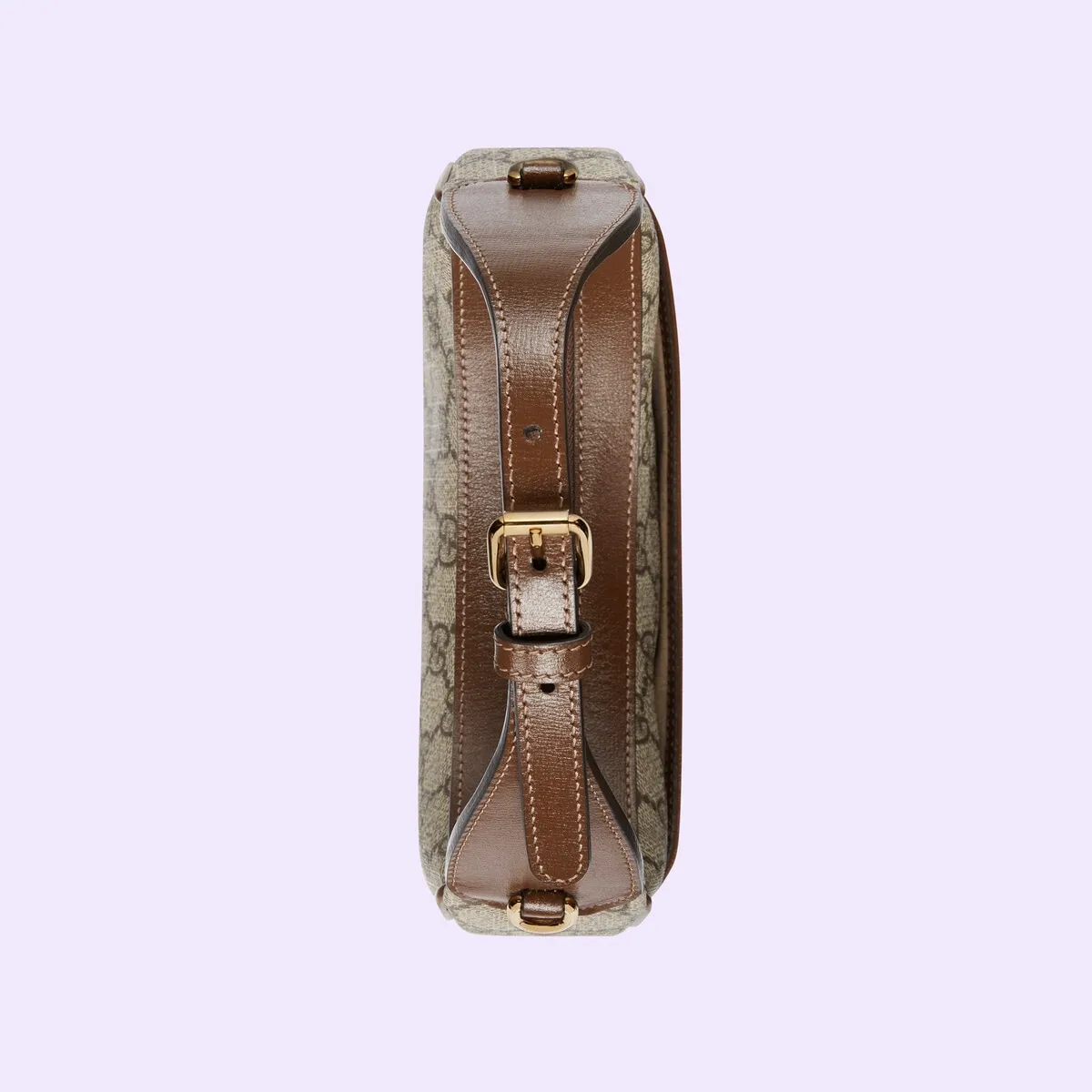 Half-moon-shaped mini bag with Interlocking