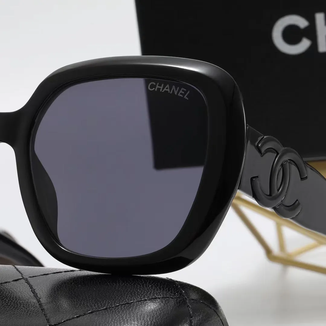 6-color fashion double C letter sunglasses