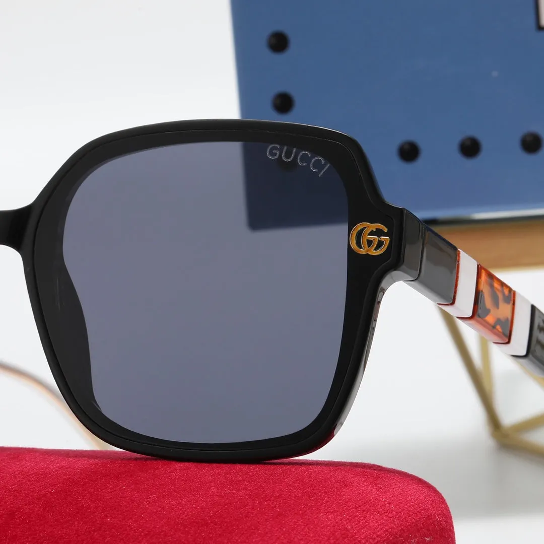5 colors double G three-color stitching polarized sunglasses