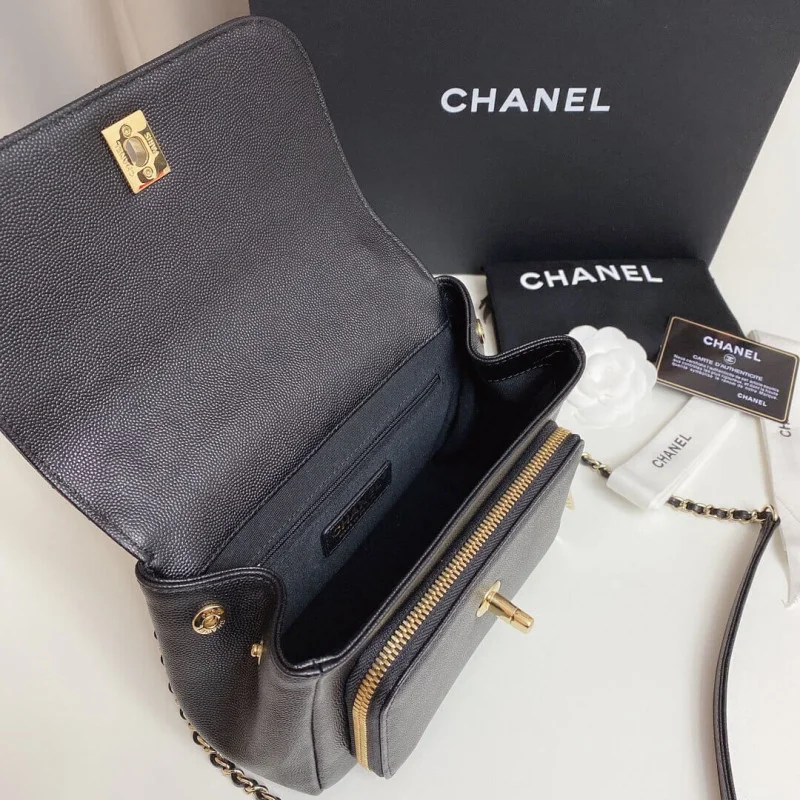 Chanel Quilted Caviar Leather Small Business Affinity Bag A93749