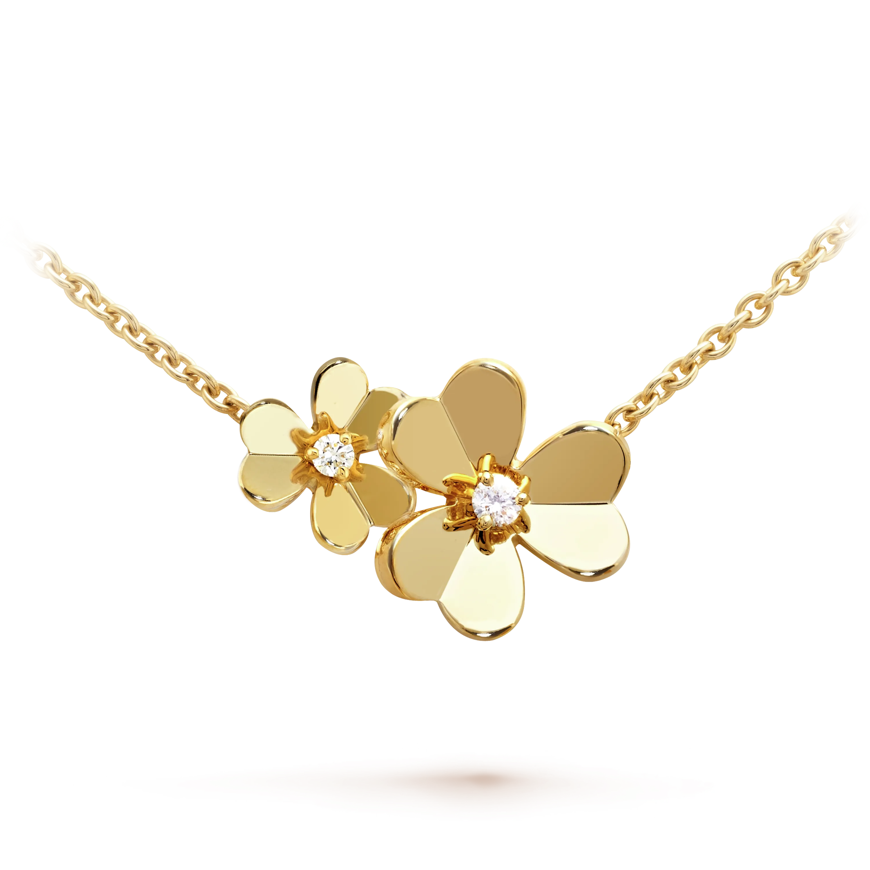 Frivole necklace, 9 flowers