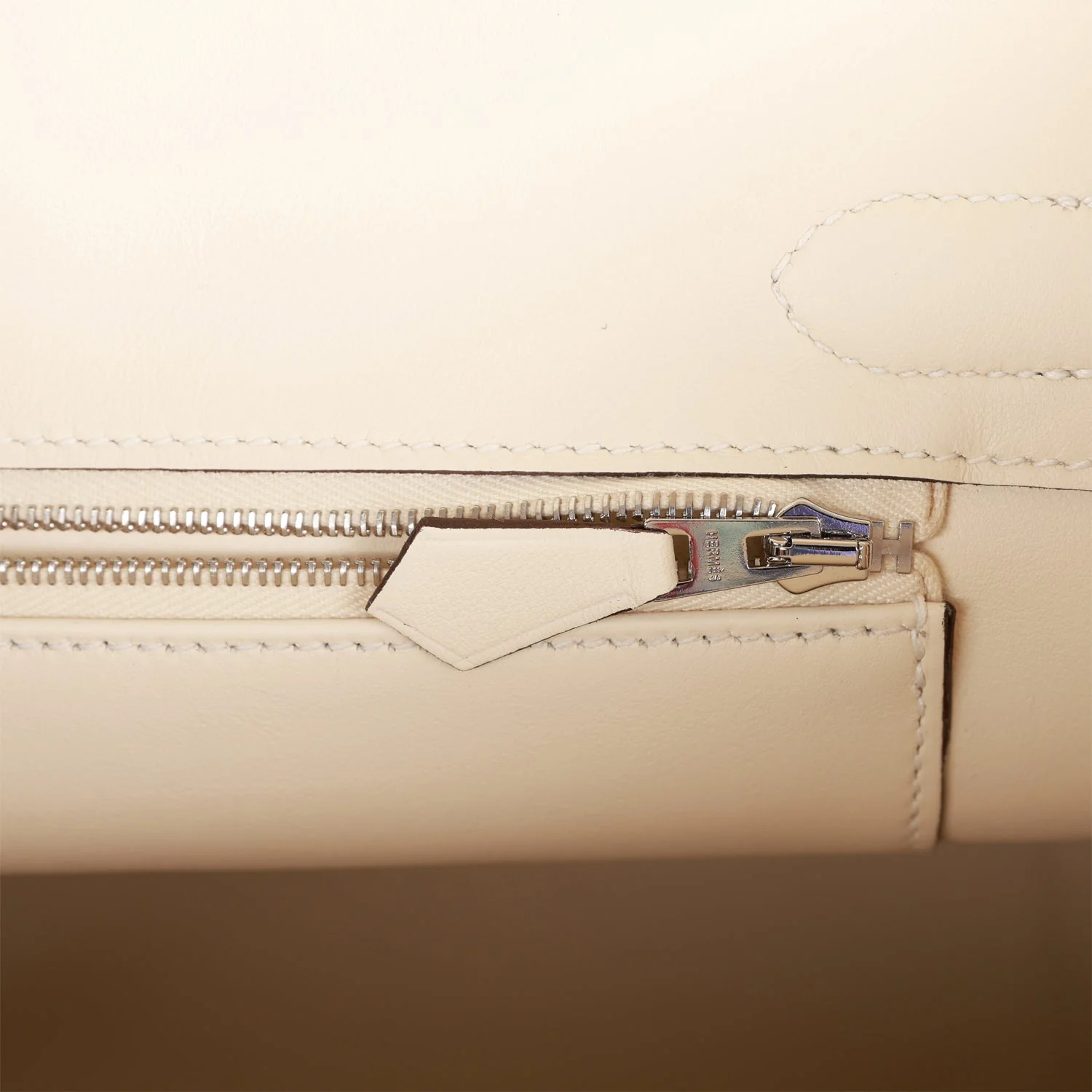 Hermes Birkin 30 Glycine Grizzly and Nata Swift Palladium Hardware