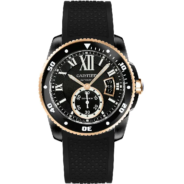 Calibre Rose Gold Mix Full Black 42mm