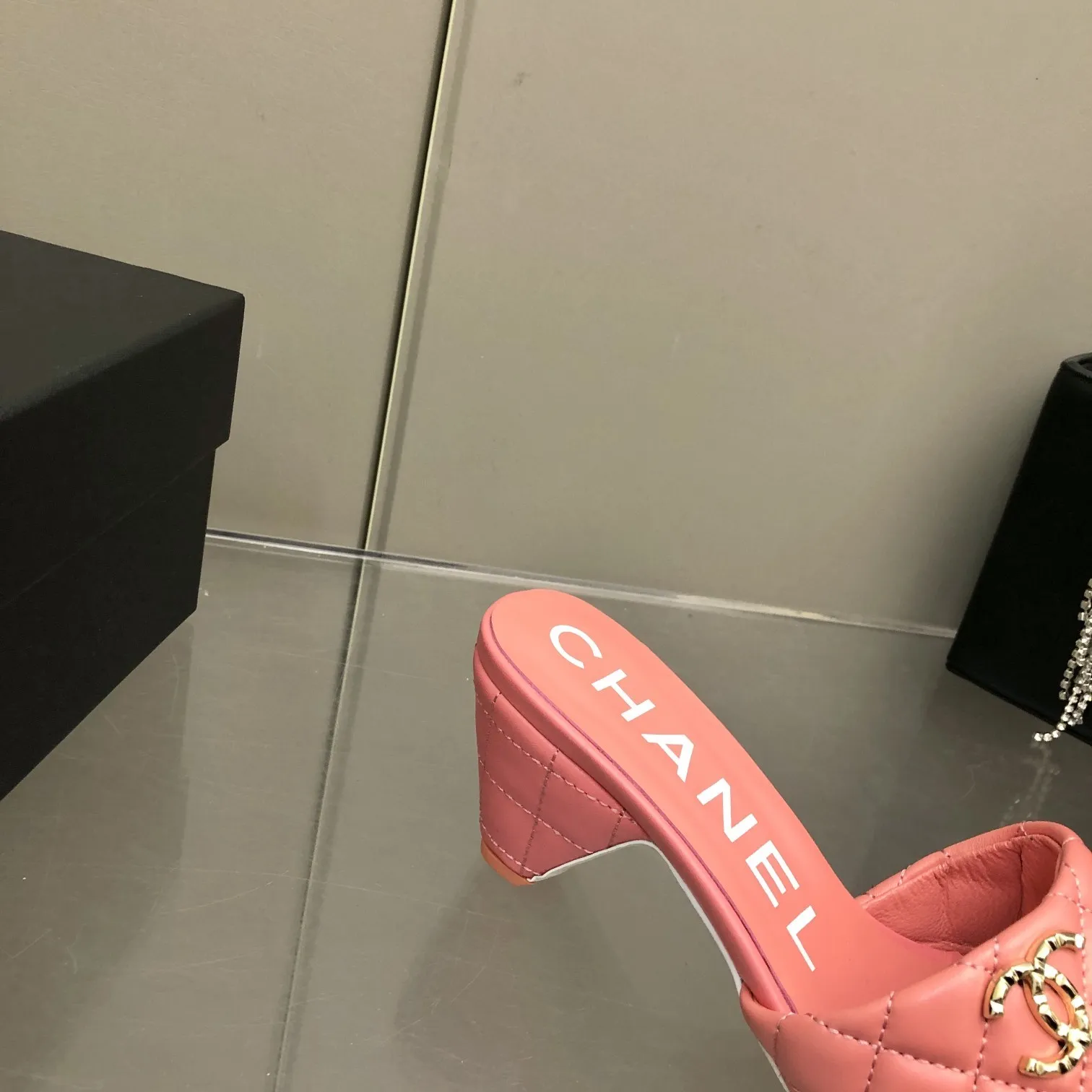 cc Mules Hot Pink For Women, Women's Shoes 2.4in/6.2cm G38820