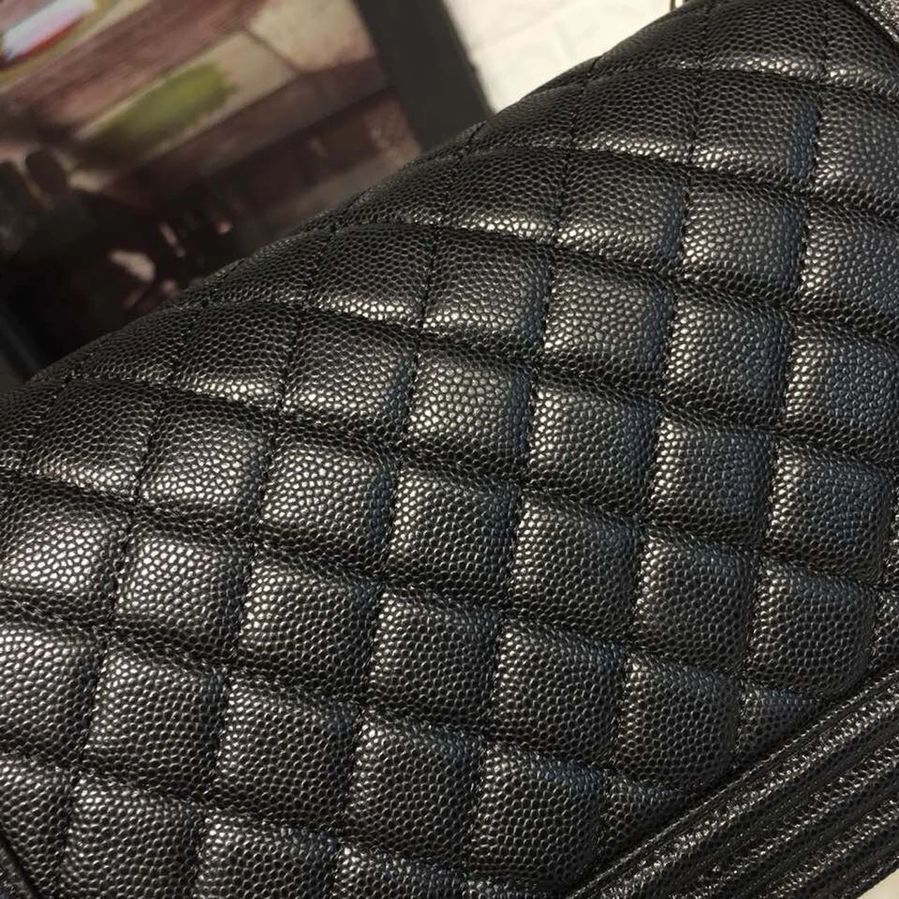 Chanel Boy Handbag Silver Hardware Black For Women, Women’s Handbags, Shoulder And Crossbody Bags 9.8in/25cm A67086