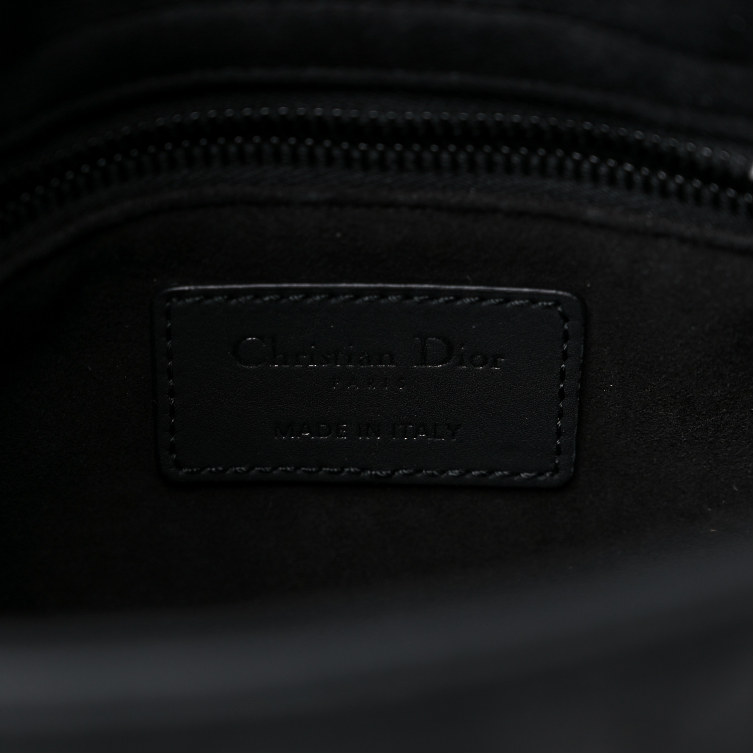 Ultra Matte Calfskin Cannage Small My ABCDior Lady Dior Black