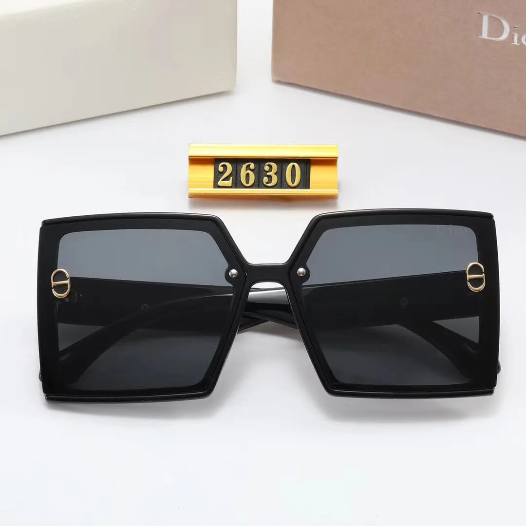 6-color fashion CD rhombus print polarized sunglasses