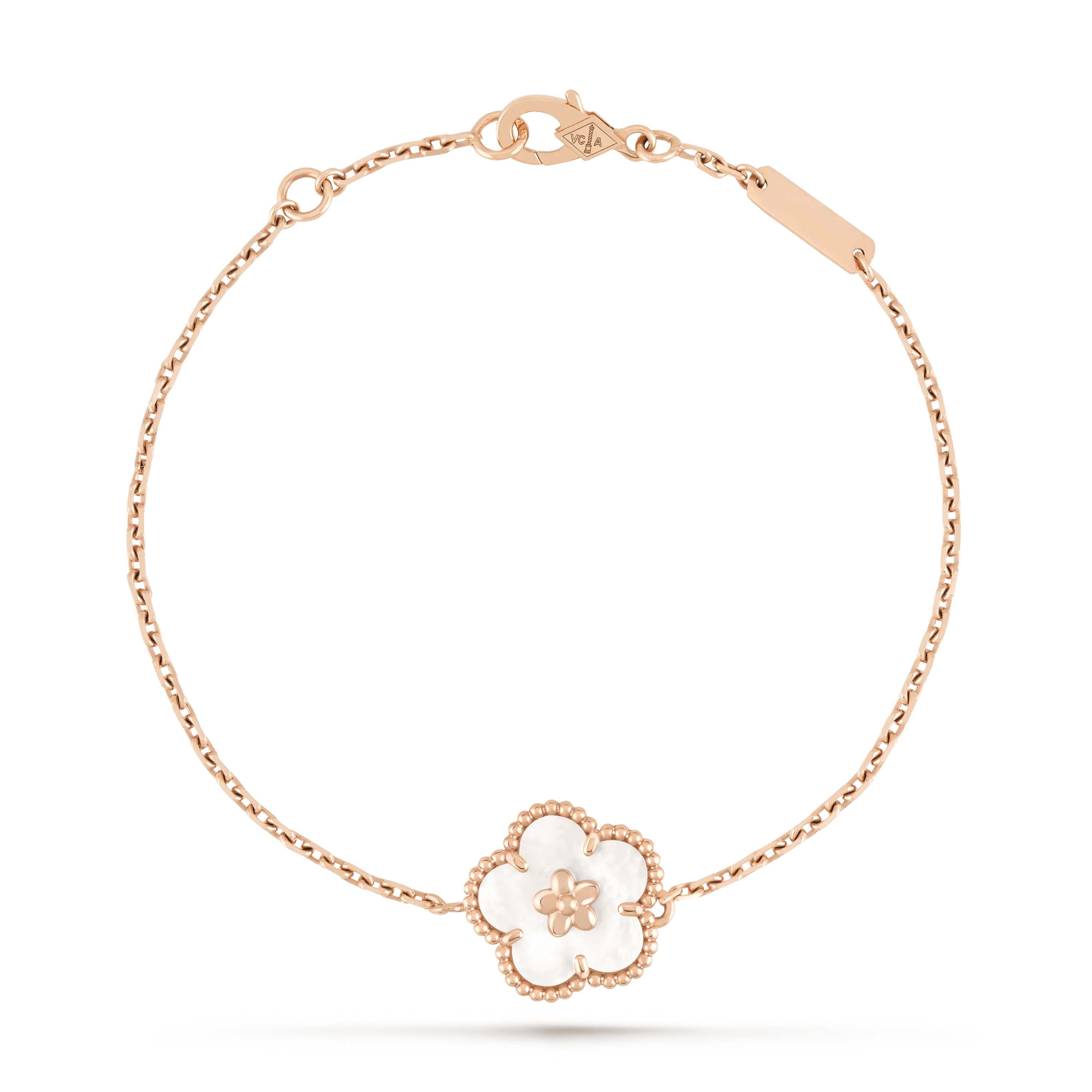 Lucky Spring bracelet, plum blossom  rose gold, mother-of-pearl
