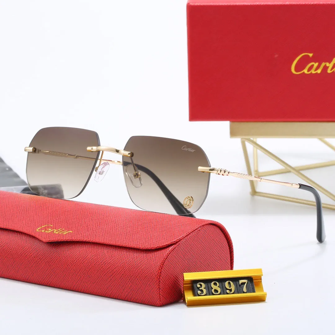 8-color fashionable CA letter sunglasses