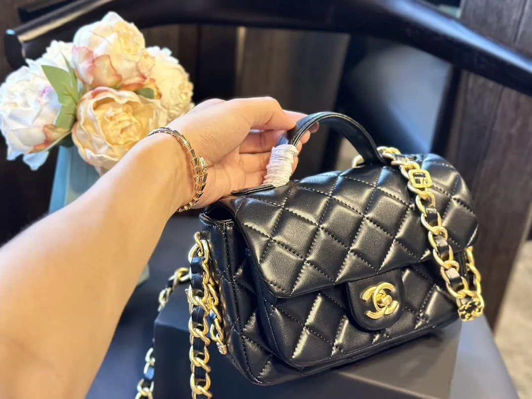 Mini Flap Bag with Top Handle