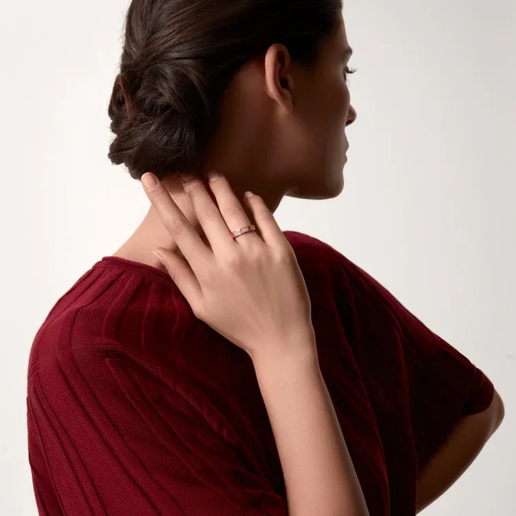 LOVE WEDDING BAND, DIAMOND-PAVED