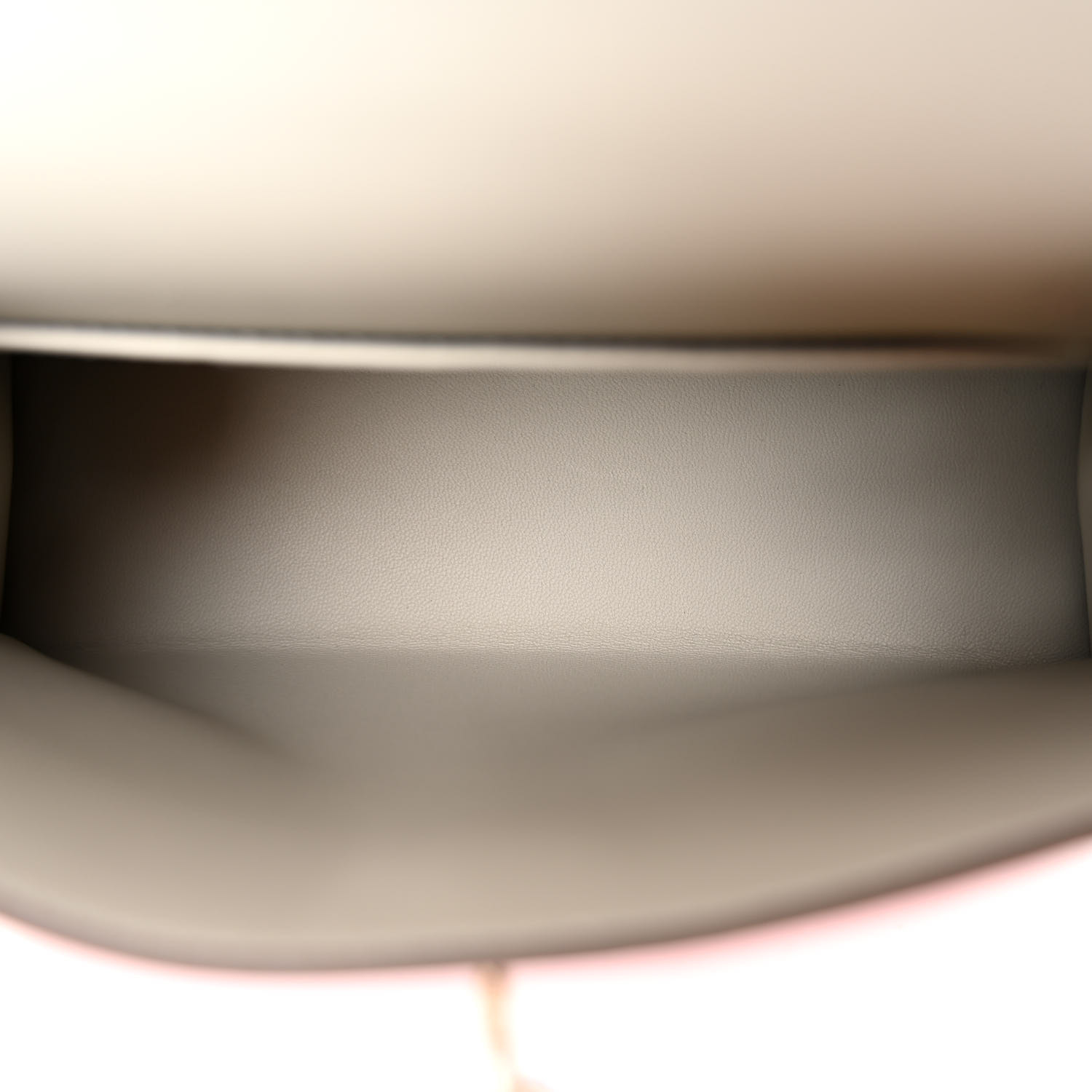 HERMES Chevre Mysore Horseshoe Mini Kelly Sellier 20 Rose Sakura Gris Perle