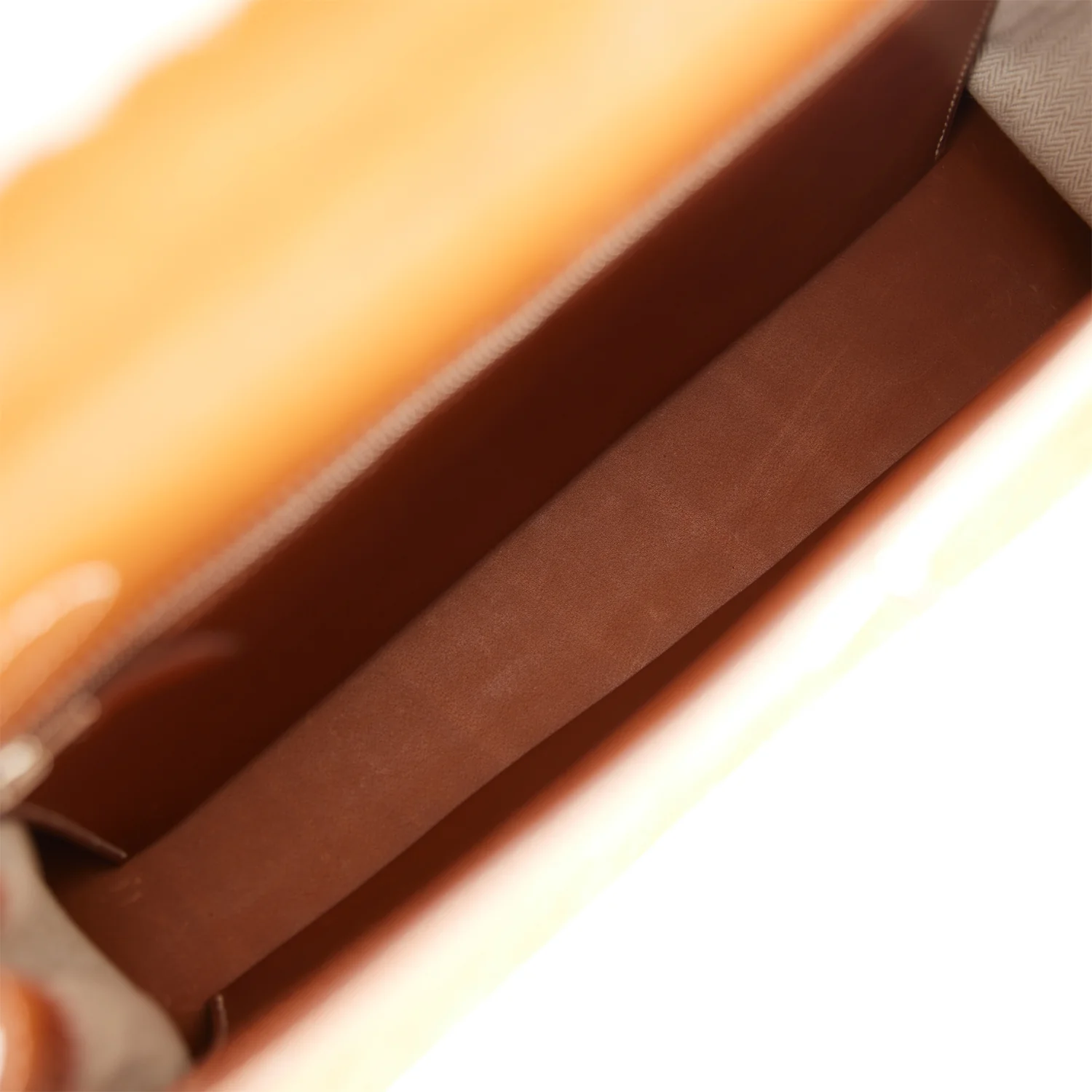 Pre-owned Hermes Grizzly Kelly Retourne 32 Fauve Au Galop Barenia Palladium Hardware