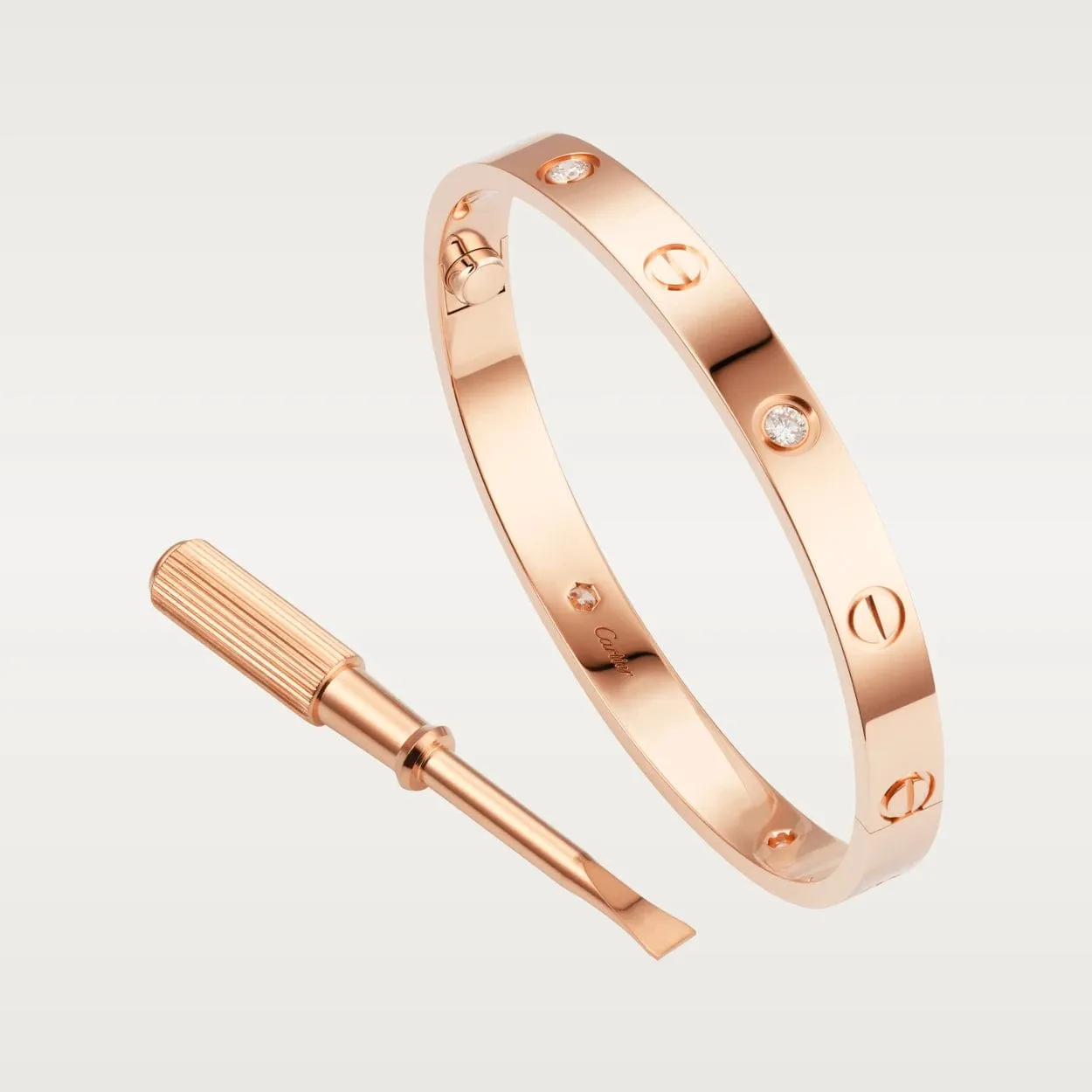 car The London Love Bracelet With Diamond Big Model-6mm Width