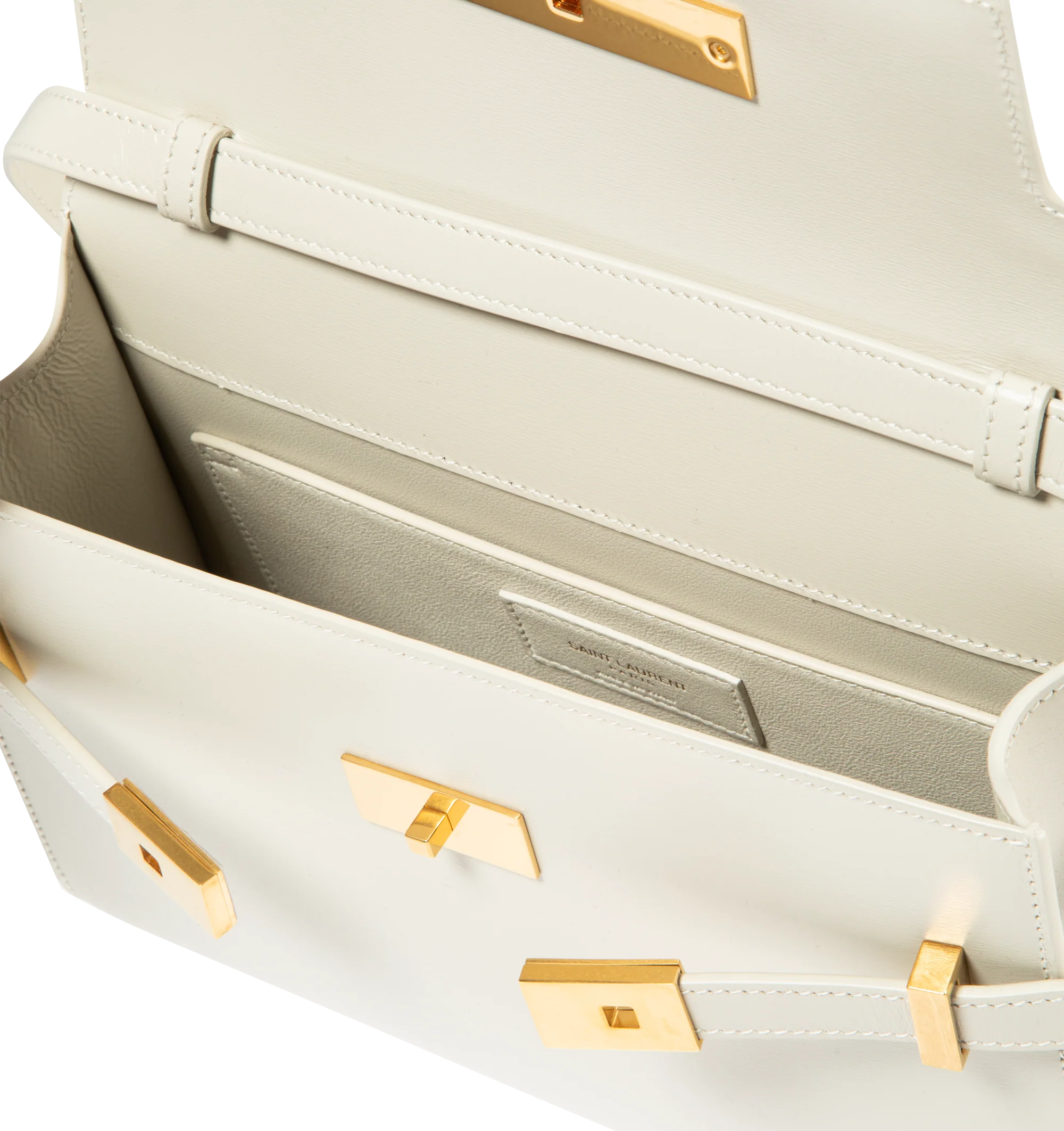 MANHATTAN SMALL LEATHER BOX BAG