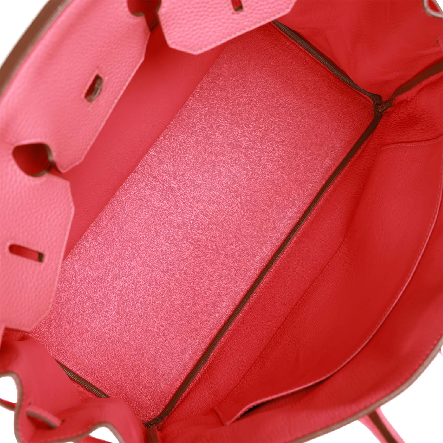 Pre-owned Hermes Birkin 35 Rose Lipstick Togo Palladium Hardware